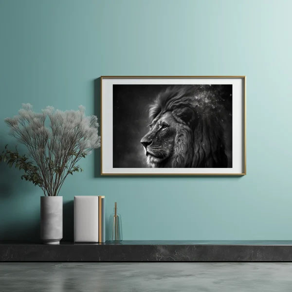 Lion's Universe Poster