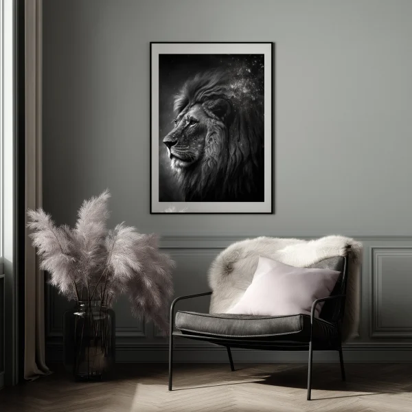 Lion's Universe Poster