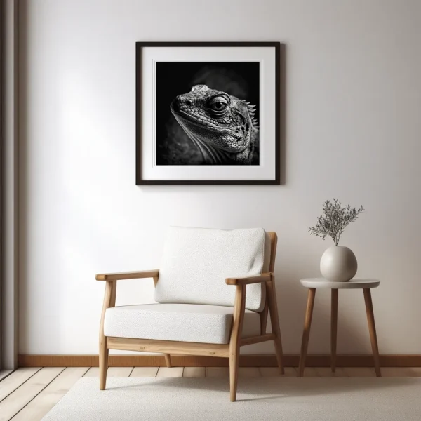 Lizard Observer Poster