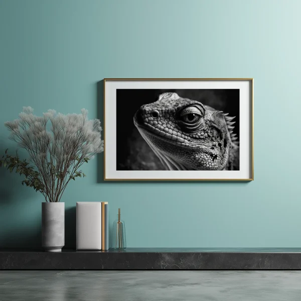 Lizard Observer Poster